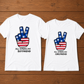 All American Boyfriend Girlfriend 4th Of July T-Shirt