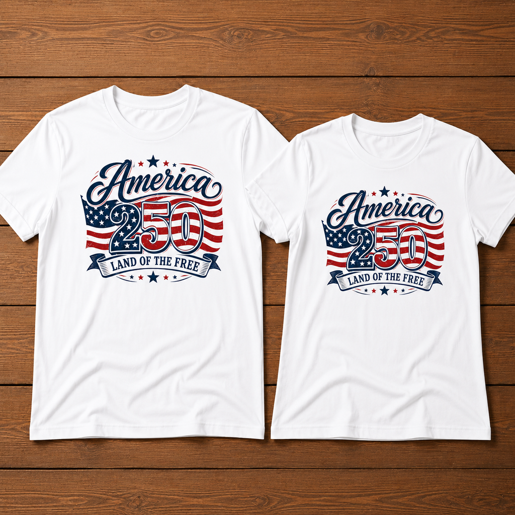 America 250th Anniversary Land Of The Free T-Shirt