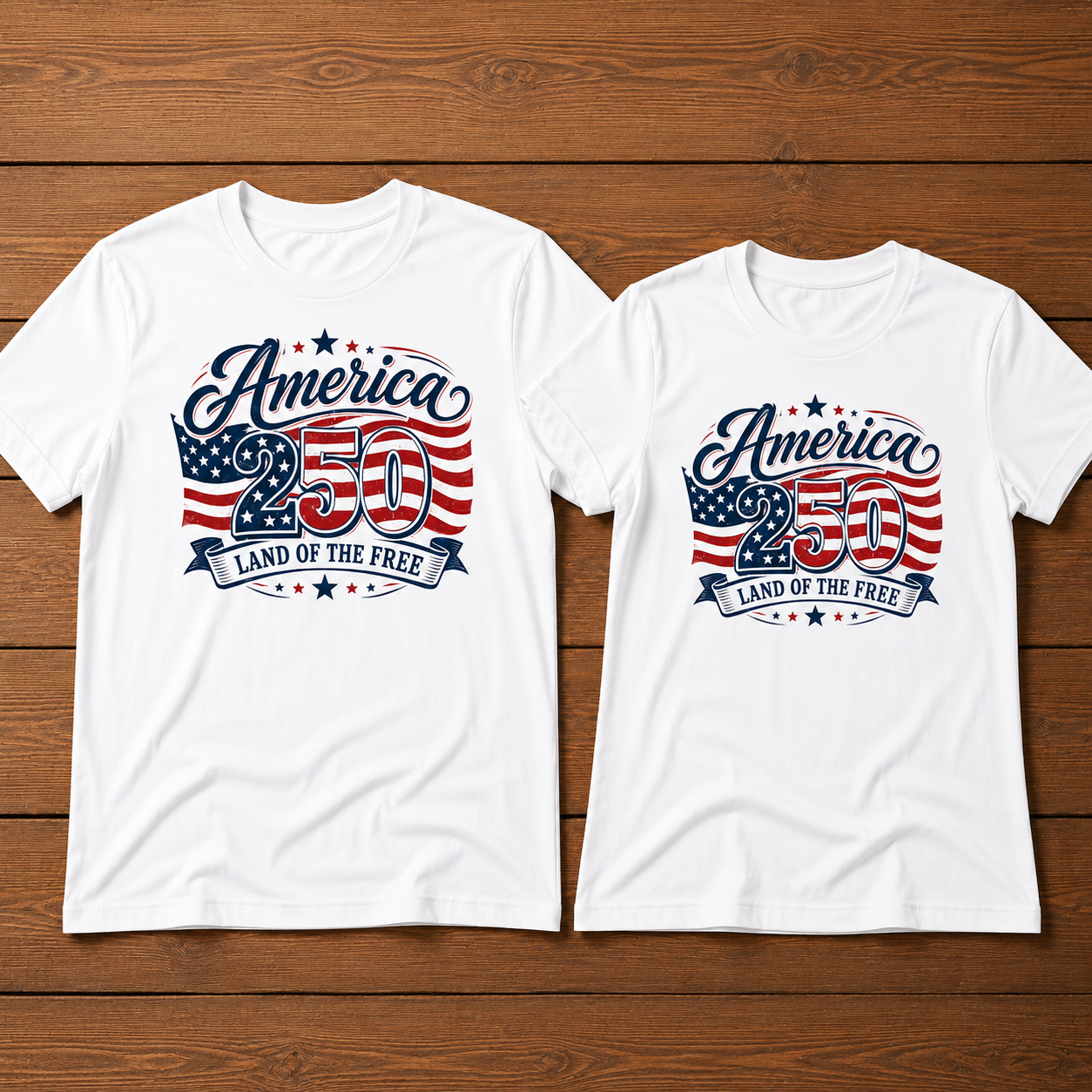 America 250th Anniversary Land Of The Free T-Shirt