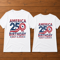 America 250th Birthday July 4 2026  T-Shirt