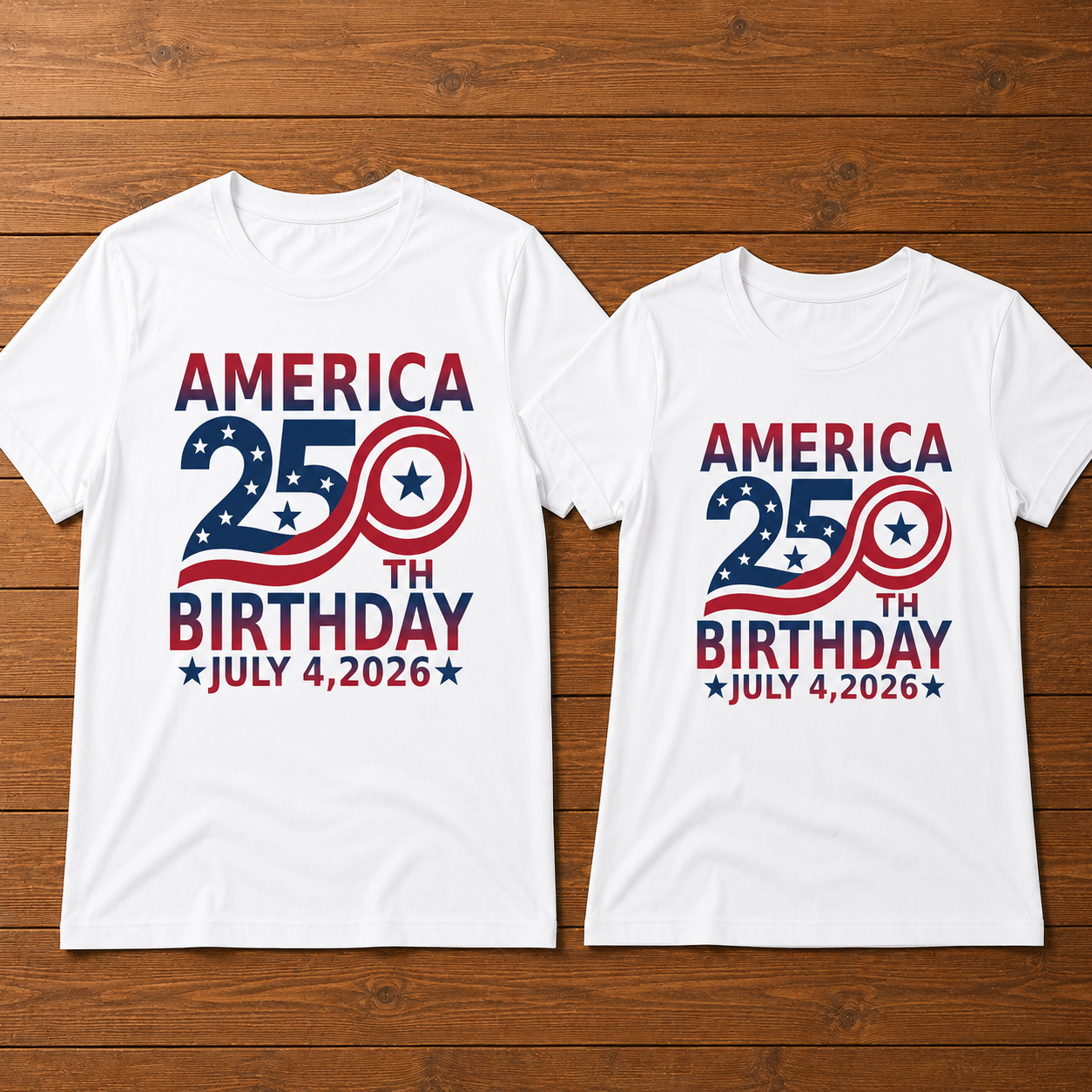 America 250th Birthday July 4 2026  T-Shirt