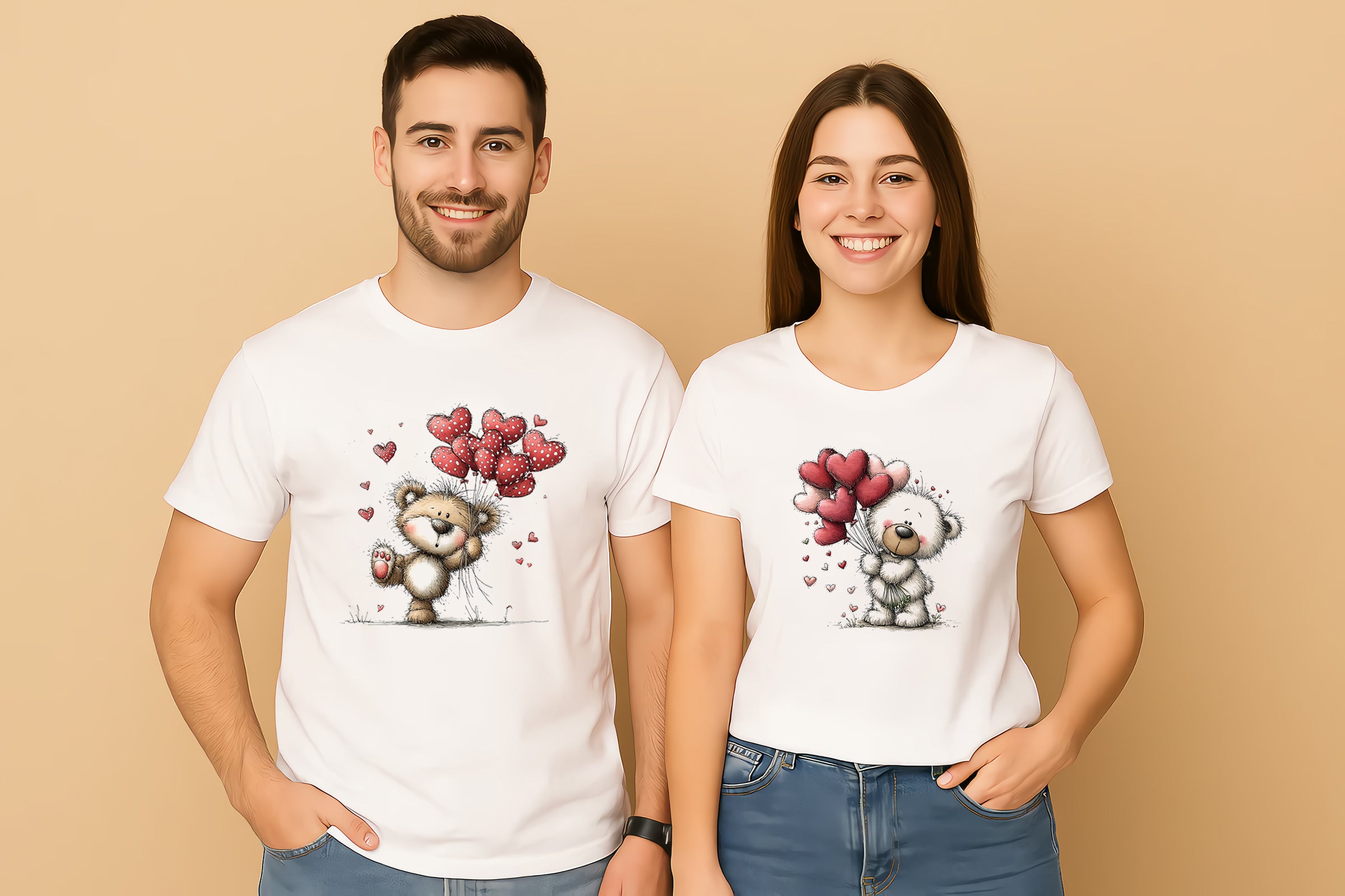 Animals Valentine Day Clipart Whimsical