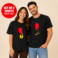 Be the key or the lock Half  Heart Couple T Shirt