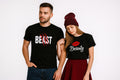Beast And Beauty Matching Couple T-Shirt