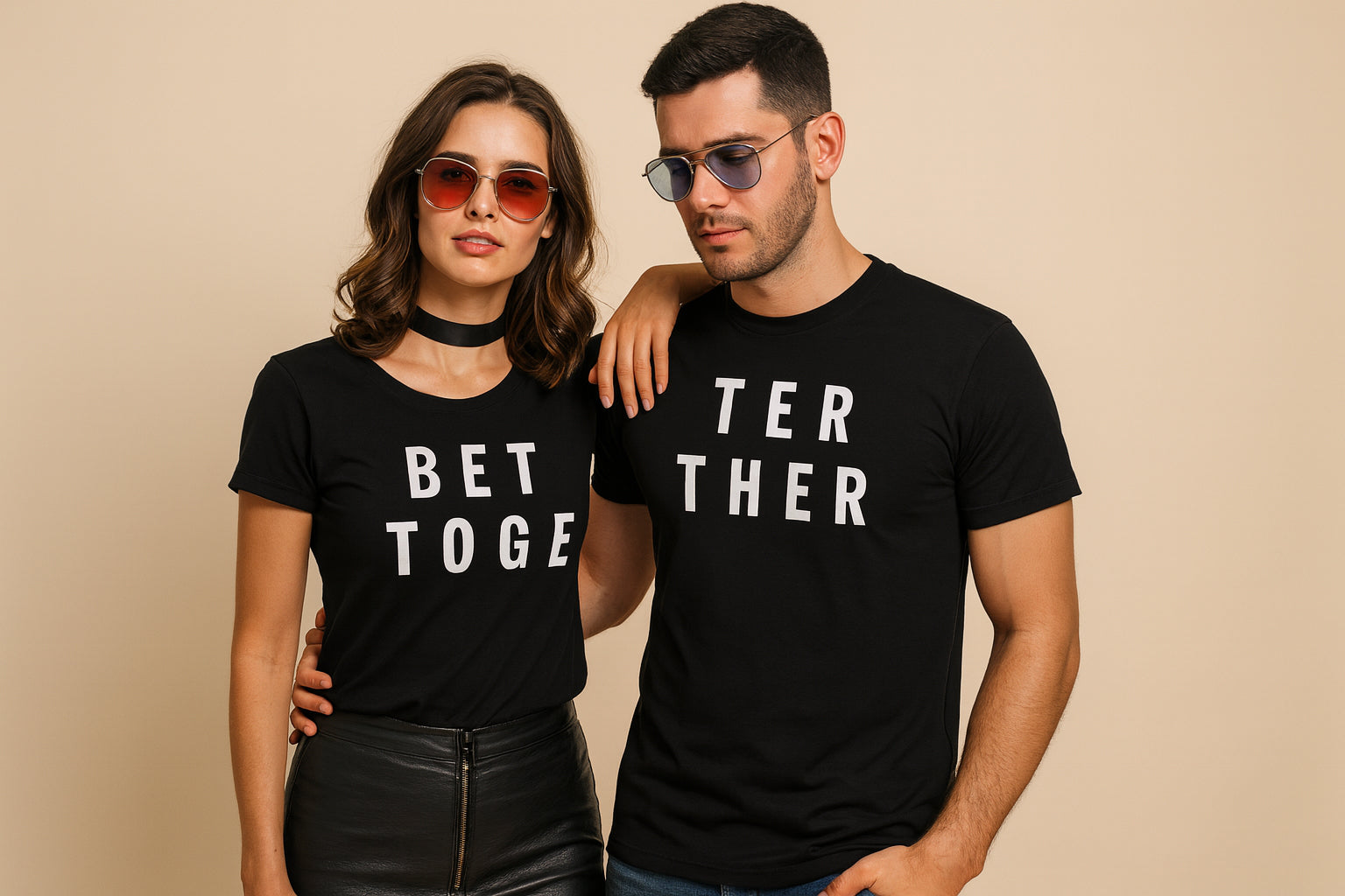Better Together Couple T Shirt