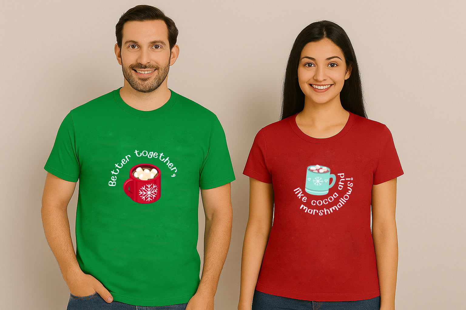 Better Together like Cocoa and Marshmallow Couple T Shirt