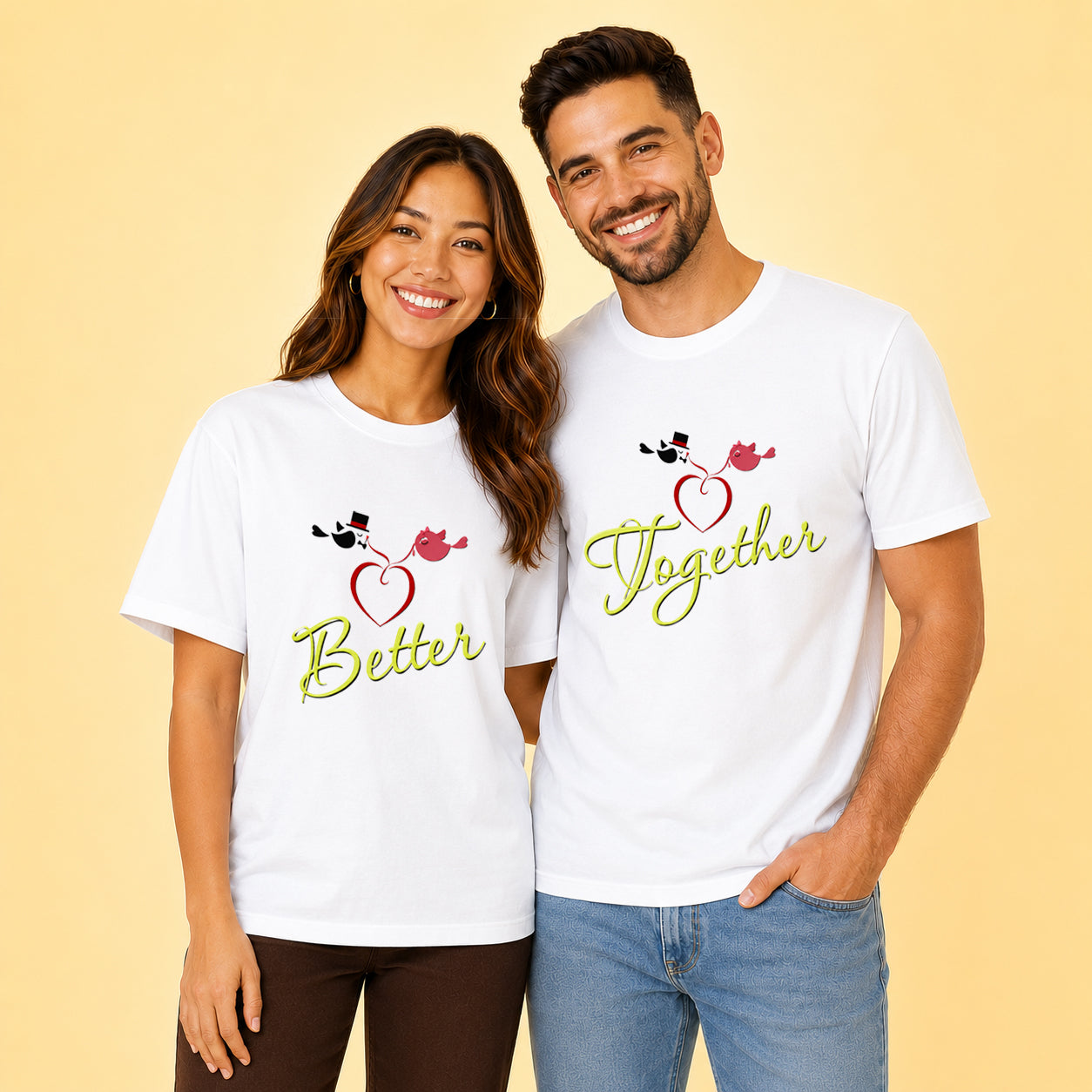 Better Together Couple T Shirt
