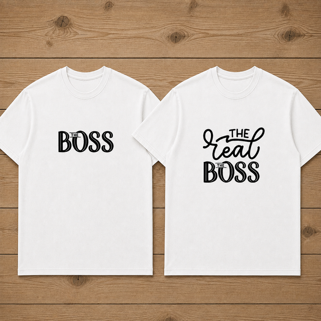 Boss And The Real Boss Couple T Shirt