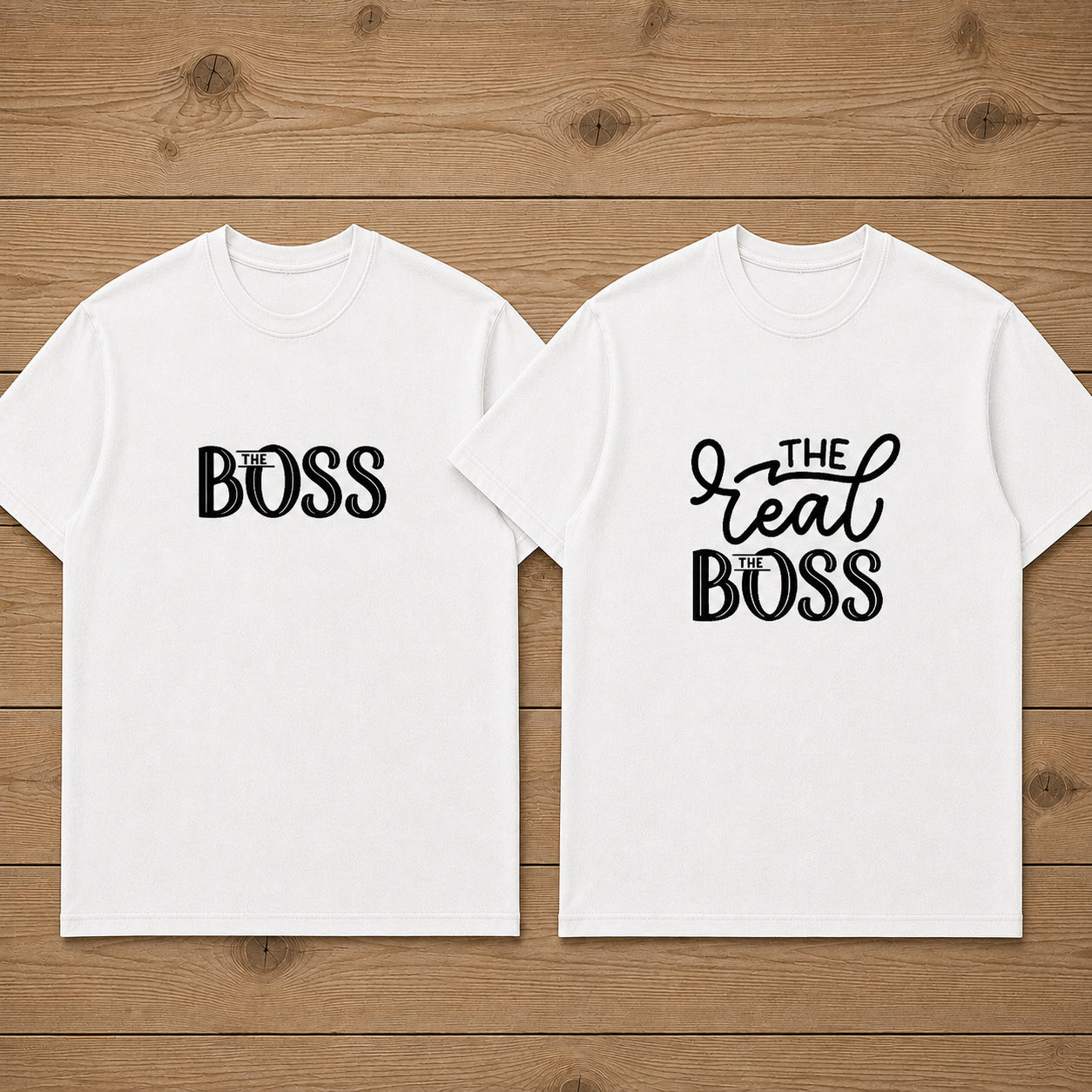 Boss And The Real Boss Couple T Shirt
