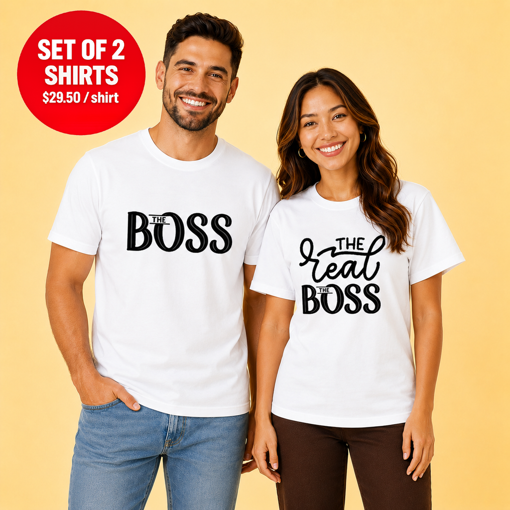 Boss And The Real Boss Couple T Shirt
