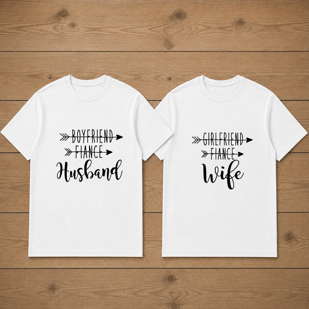 Boyfriend Girlfriend Fiance Couple T Shirt