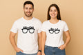 Broom Bride Sunglass Couple T Shirt