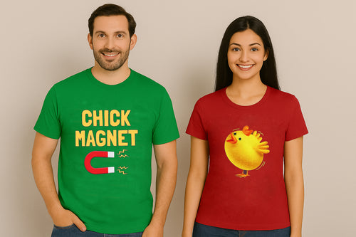 Chick Magnet Couple T-Shirt