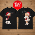 Christmas Bear Couple Tshirt
