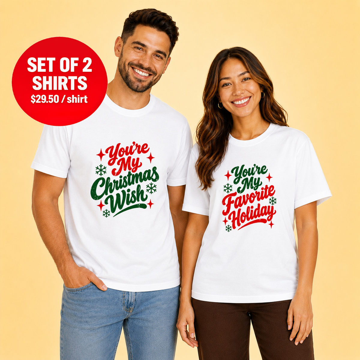 Christmas Wish Couple T-Shirt