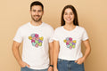 Conversation Heart Stack Couple T-Shirt
