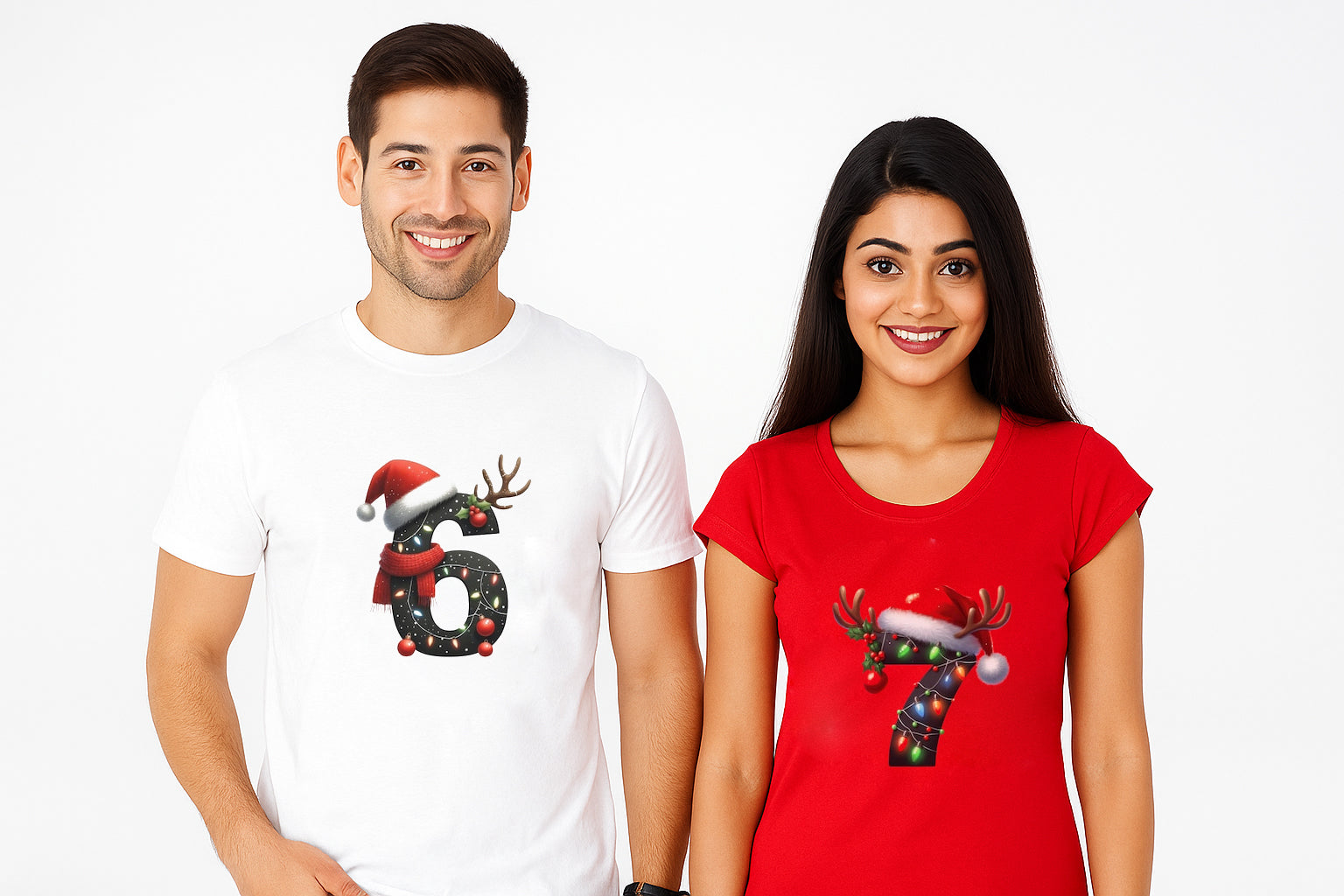 Couples Christmas 6 And 7 T Shirt