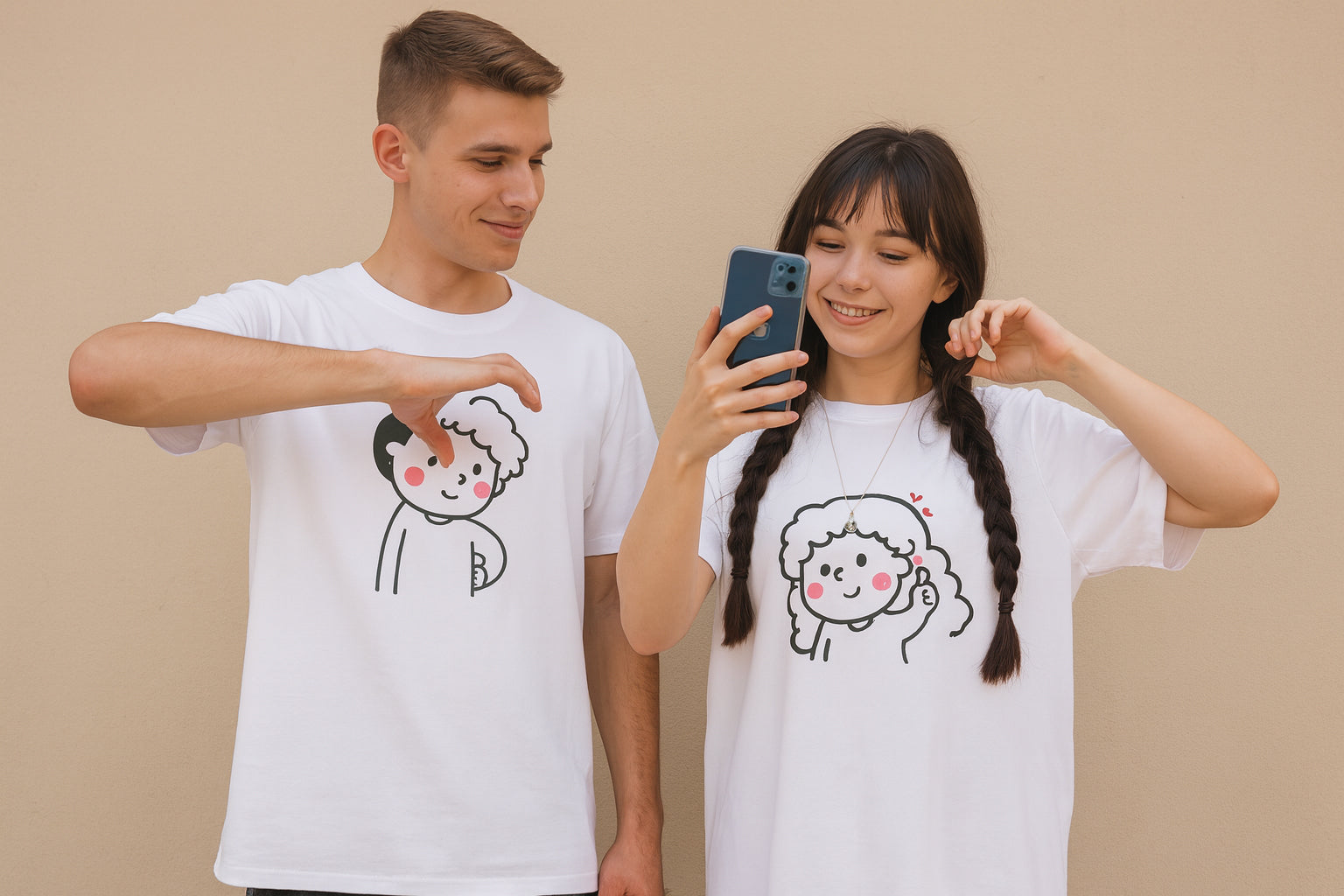 Cute Couple Funny Couple T Shirt