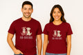 Cute Dog Valentine Fur-ever ours Couple T-Shirt