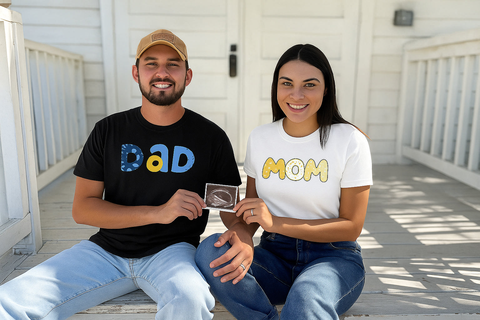 Dad And Mom Couples T-Shirt