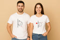Fall in love valentine Couple T-Shirt