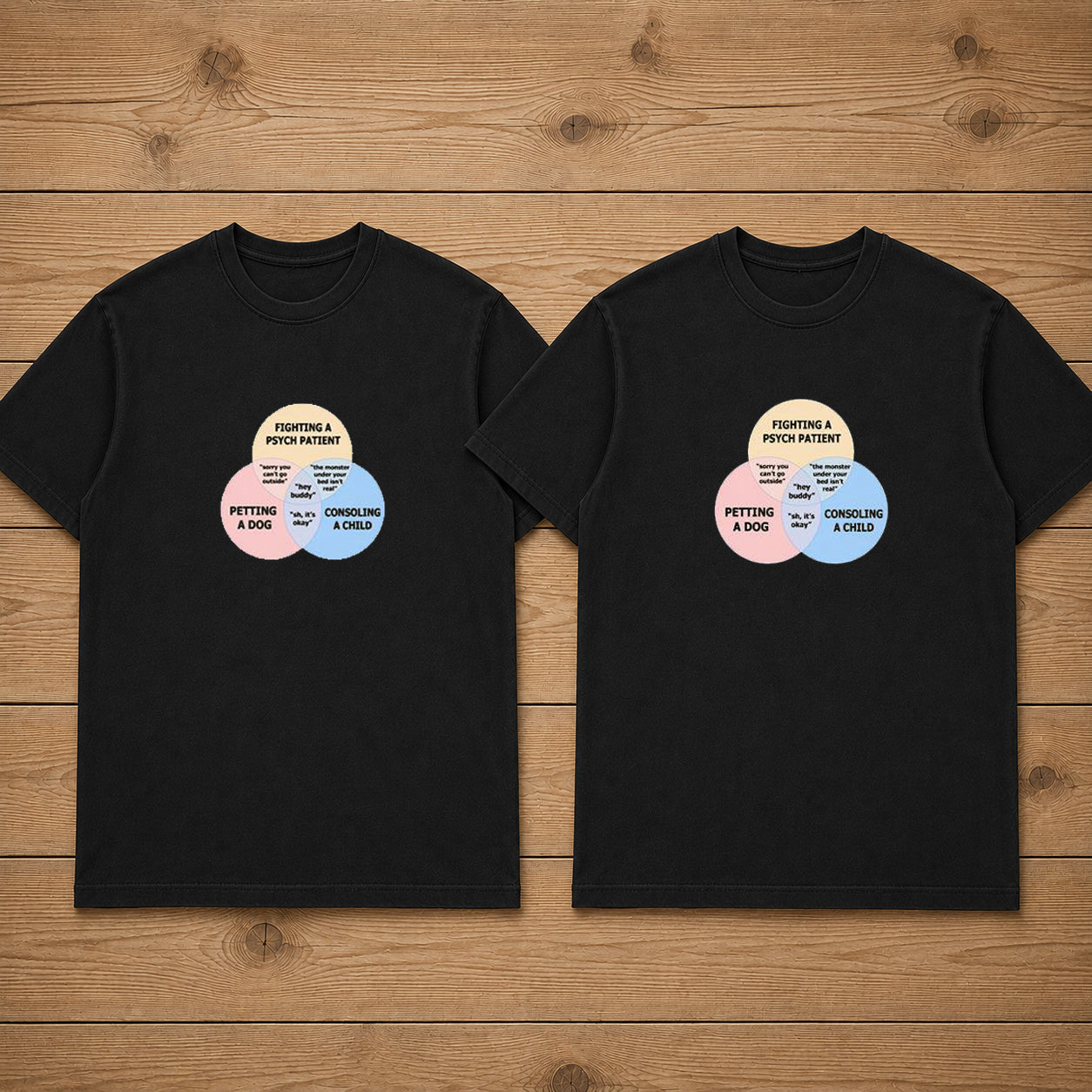 Fighting A Psych Patient Couple T Shirt