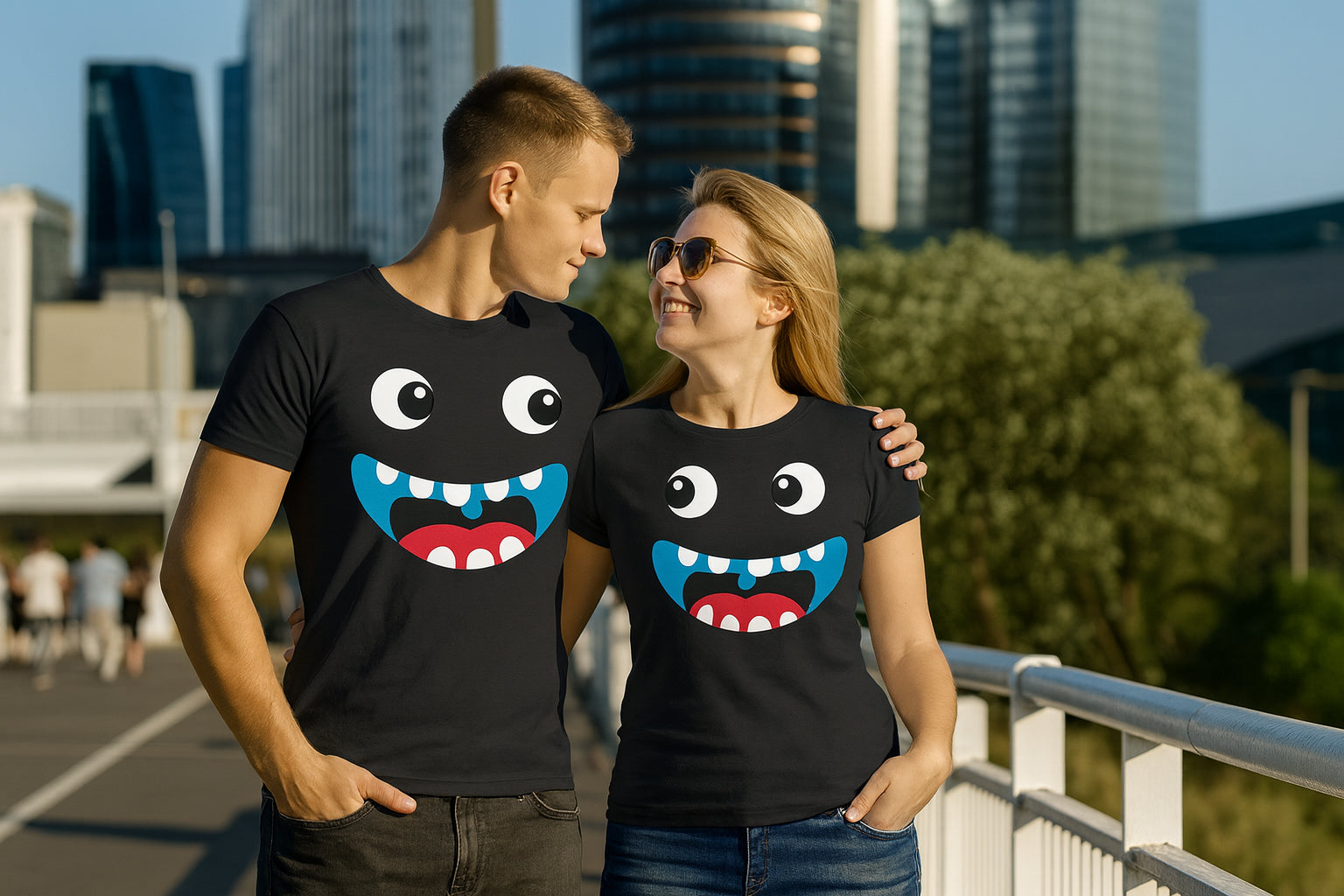 Funny Cute Matching Couple T Shirt