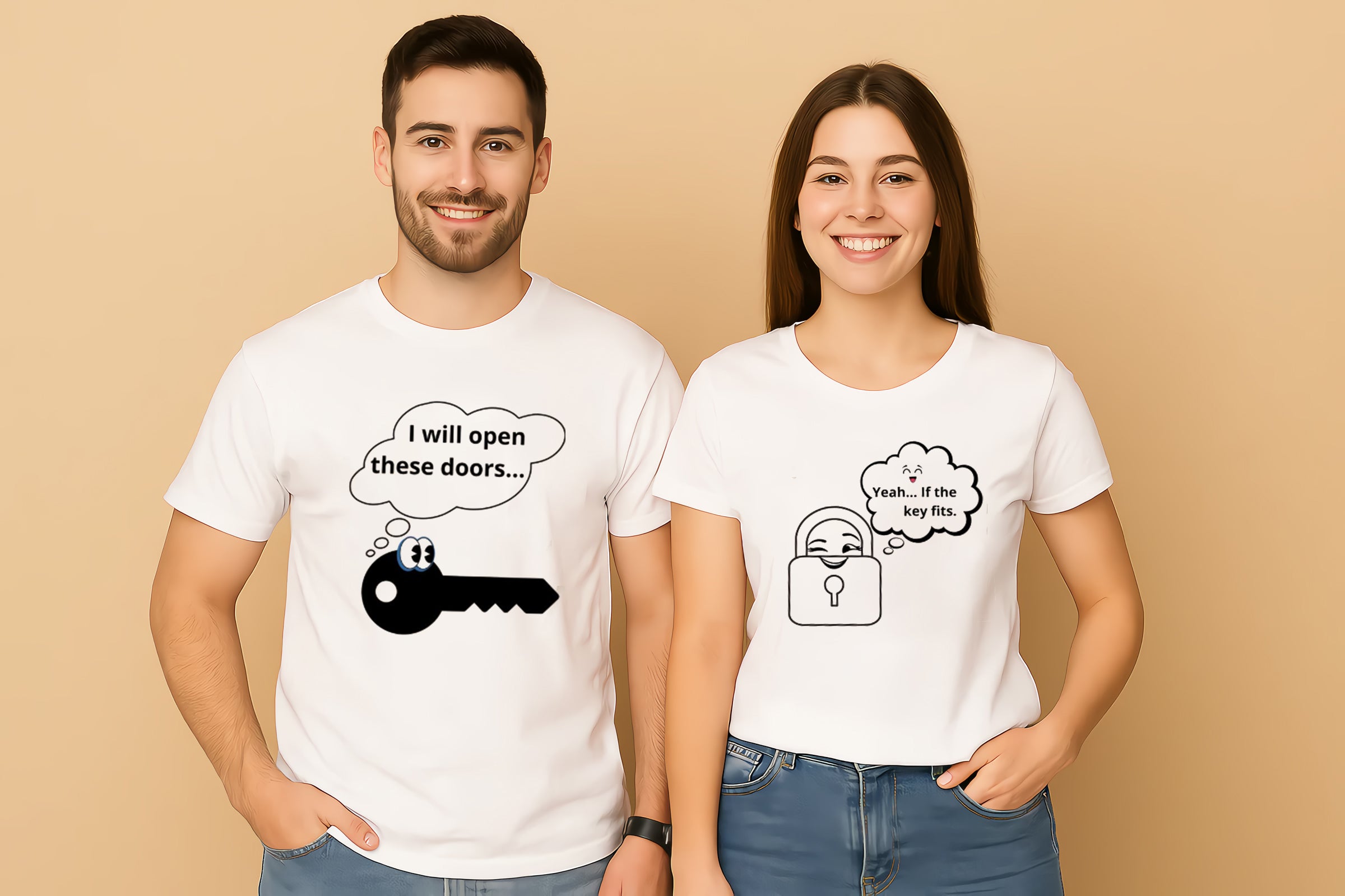 Funny Matching Couple T-Shirts
