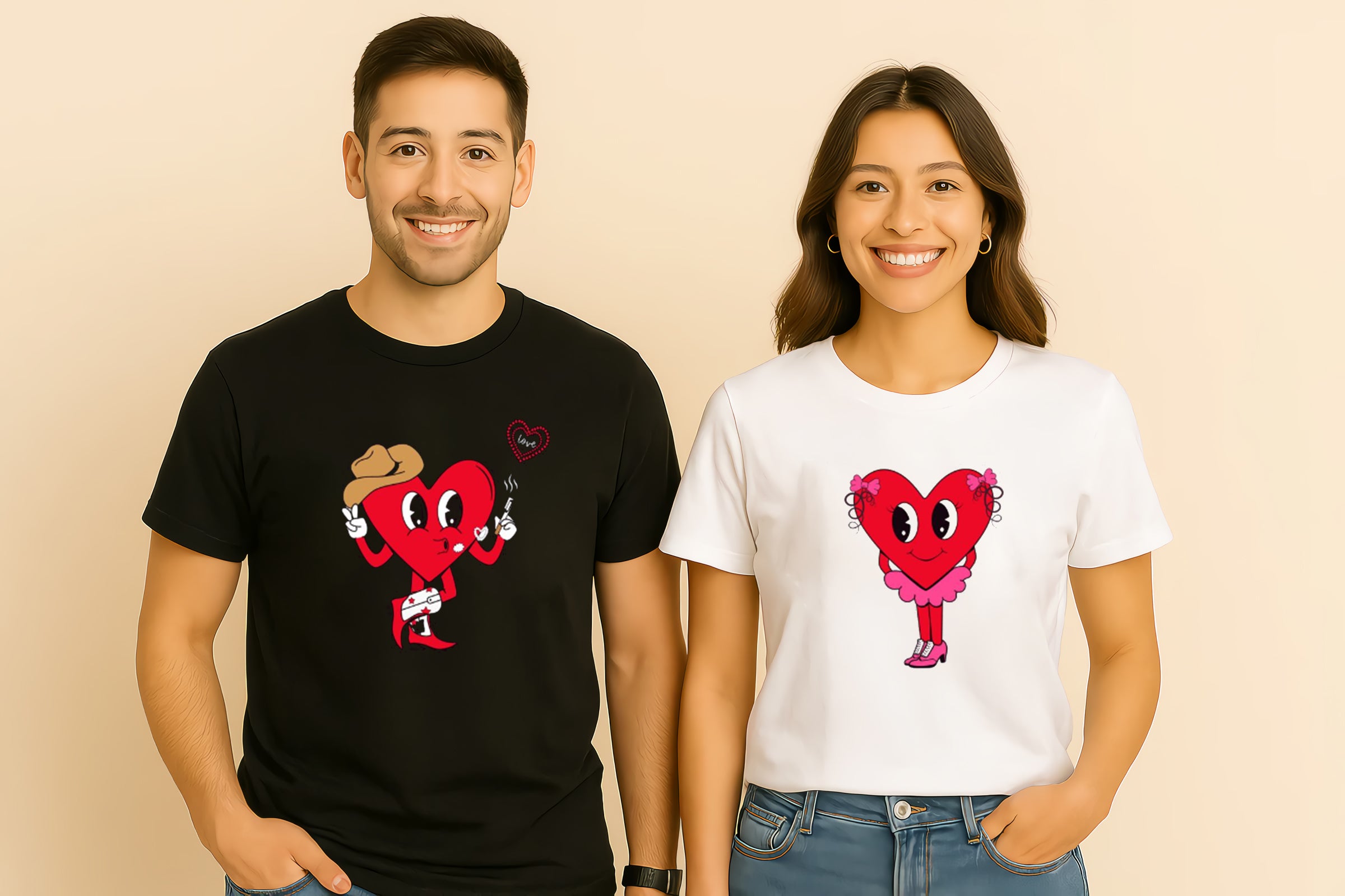 Funny Valentine Couple T-Shirts