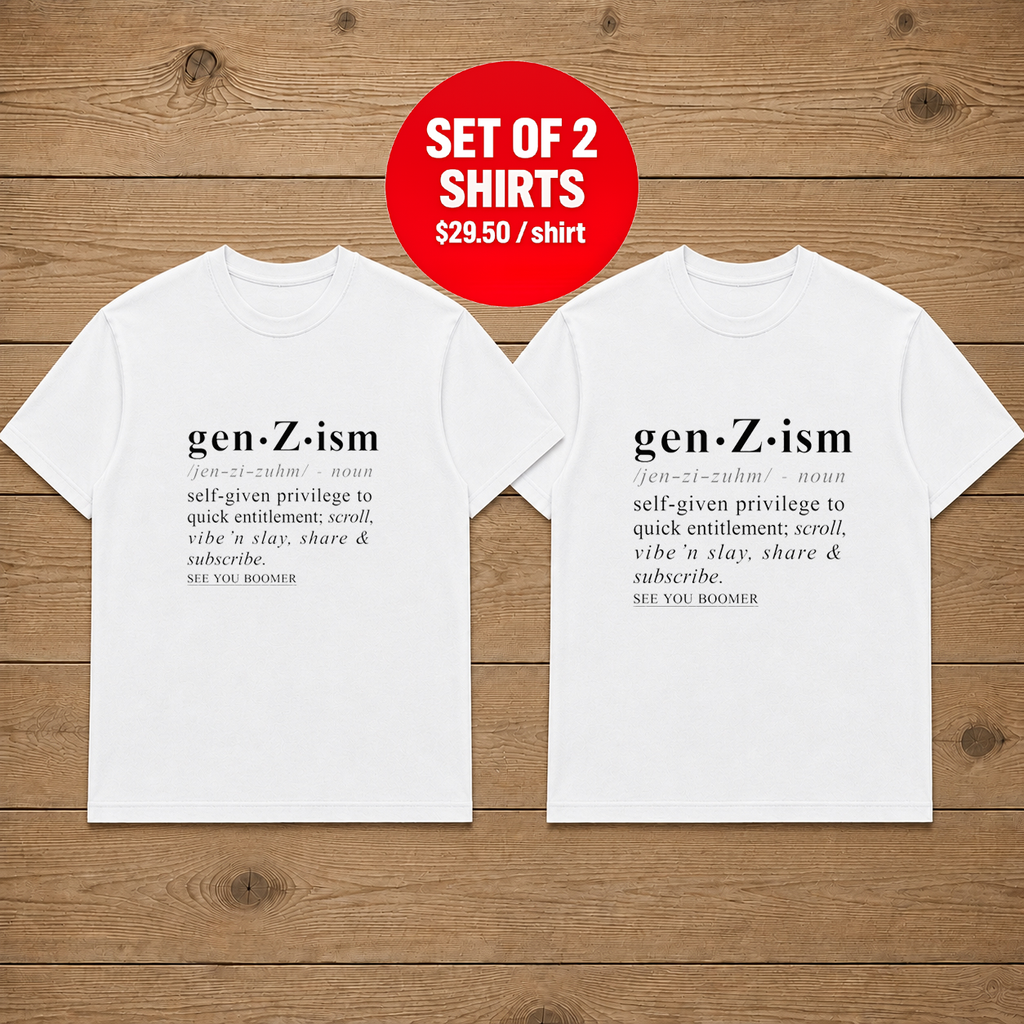 Gen Z Ism Discriptions Couple T Shirt