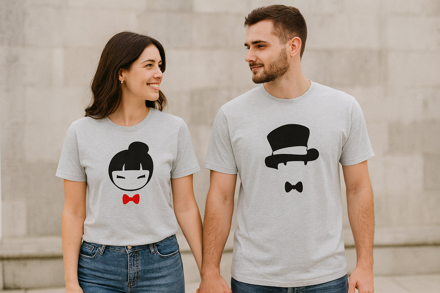 Gentleman And Lady Couple T-Shirt