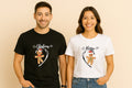 Gingerbread Merry Christmas Couple T Shirt