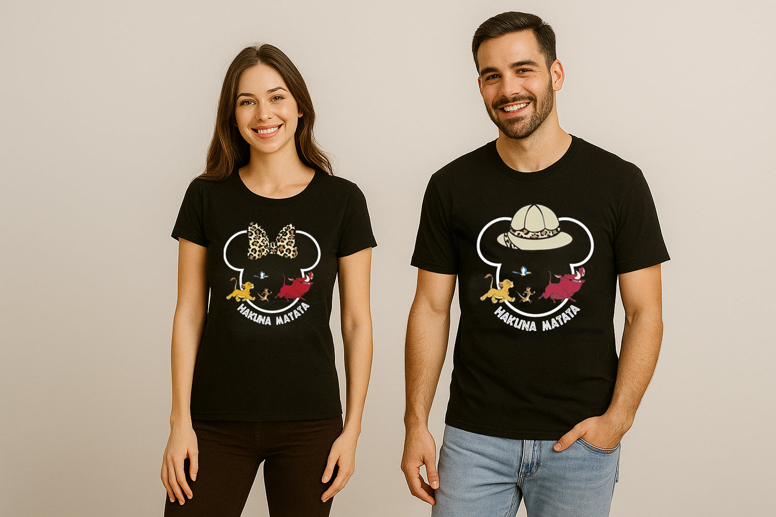 Hakuna Matata Couple T-Shirt