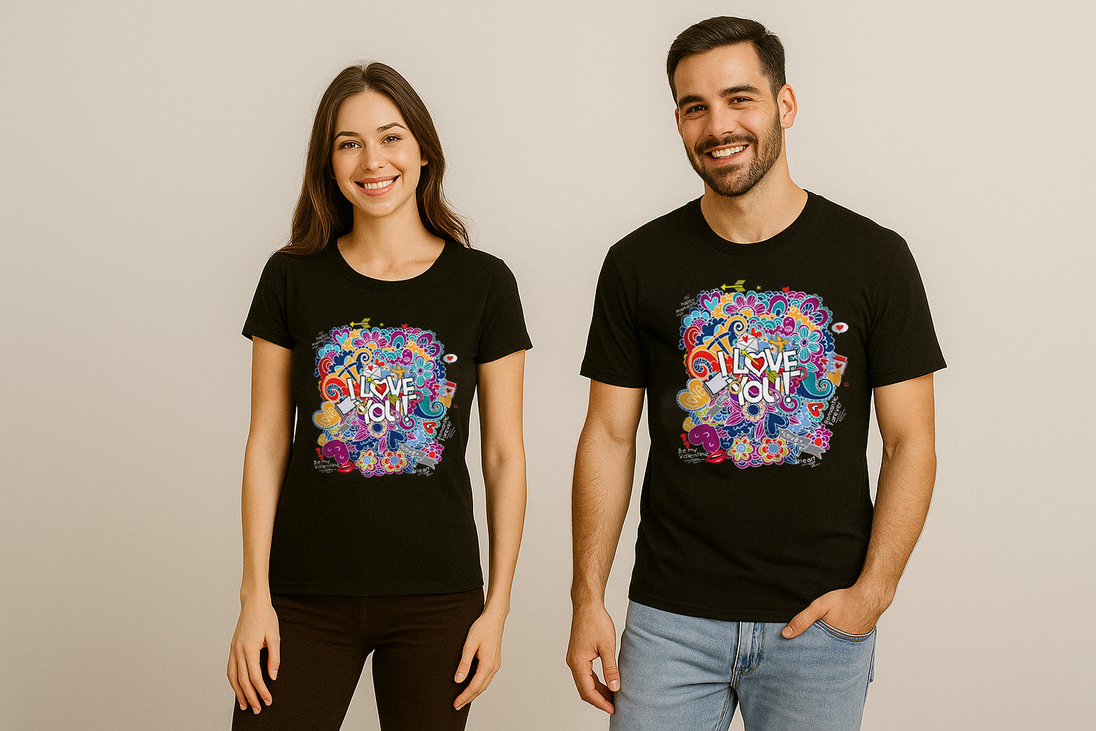 Happy Movements Couple T-Shirt