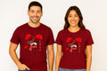 Happy Valentine's Day Matching Couple T-Shirt