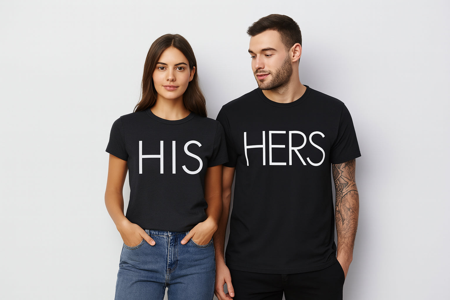 His And Her Couple T Shirt