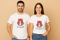 His And Her Rude Deer Christmas Couple T Shirt