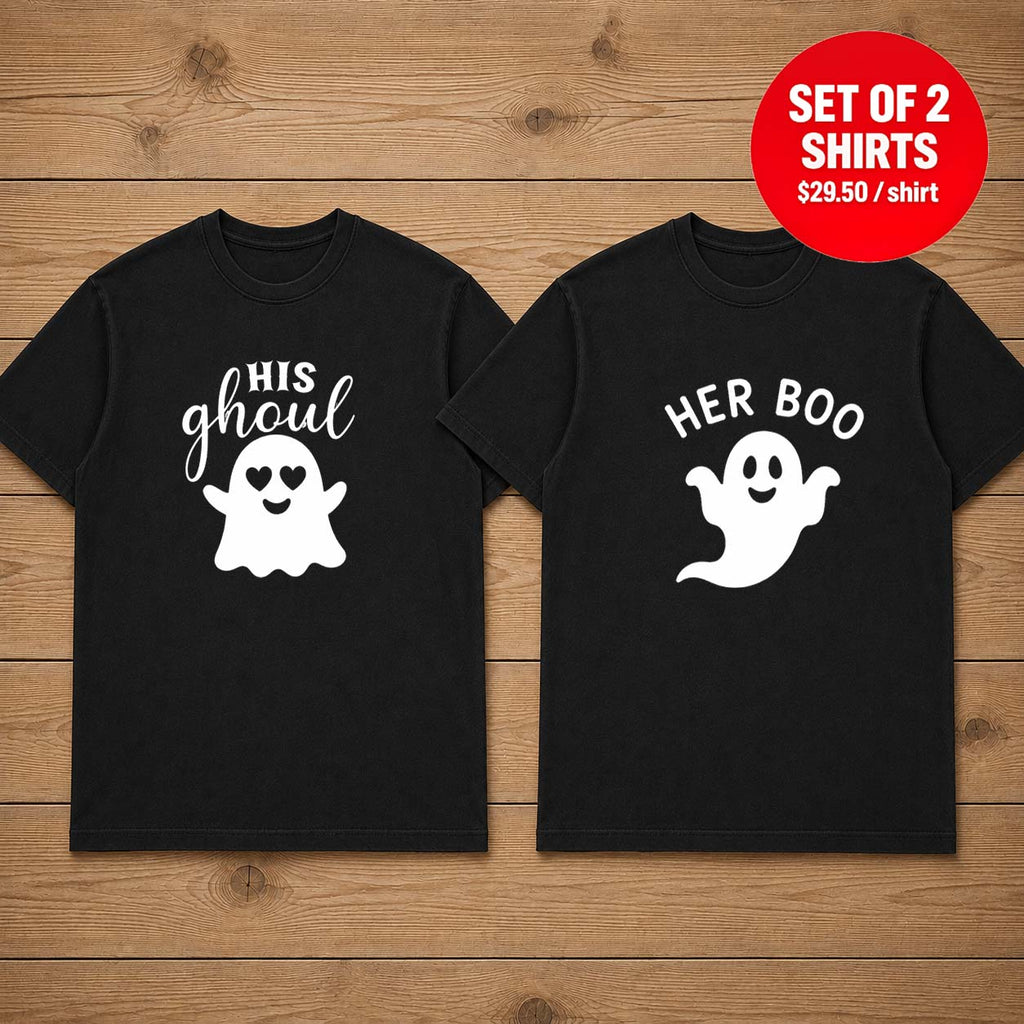 His Ghoul Her Boo Couple Matching T-Shirt