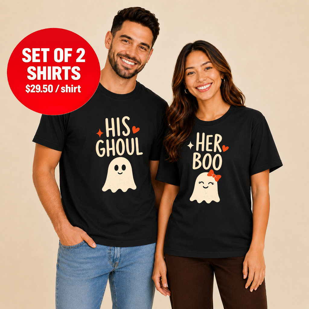 His Ghoul Her Boo Matching T-Shirt