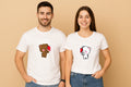 His & Hers Matching Couple T Shirt