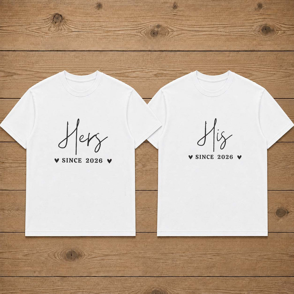 His and Hers Matching T-Shirts