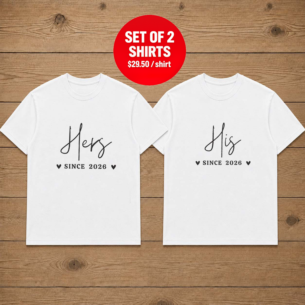 His and Hers Matching T-Shirts