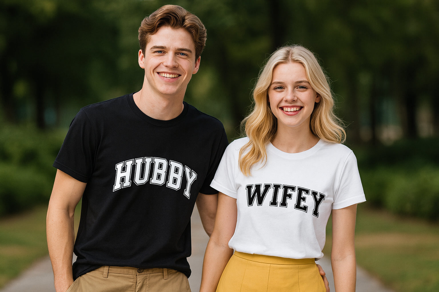 Hubby And Wifey Couple T Shirt