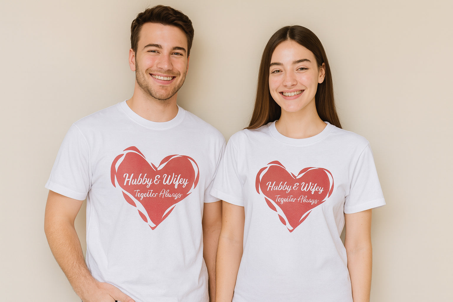 Hubby & Wifey Togethet Always Couple T Shirt
