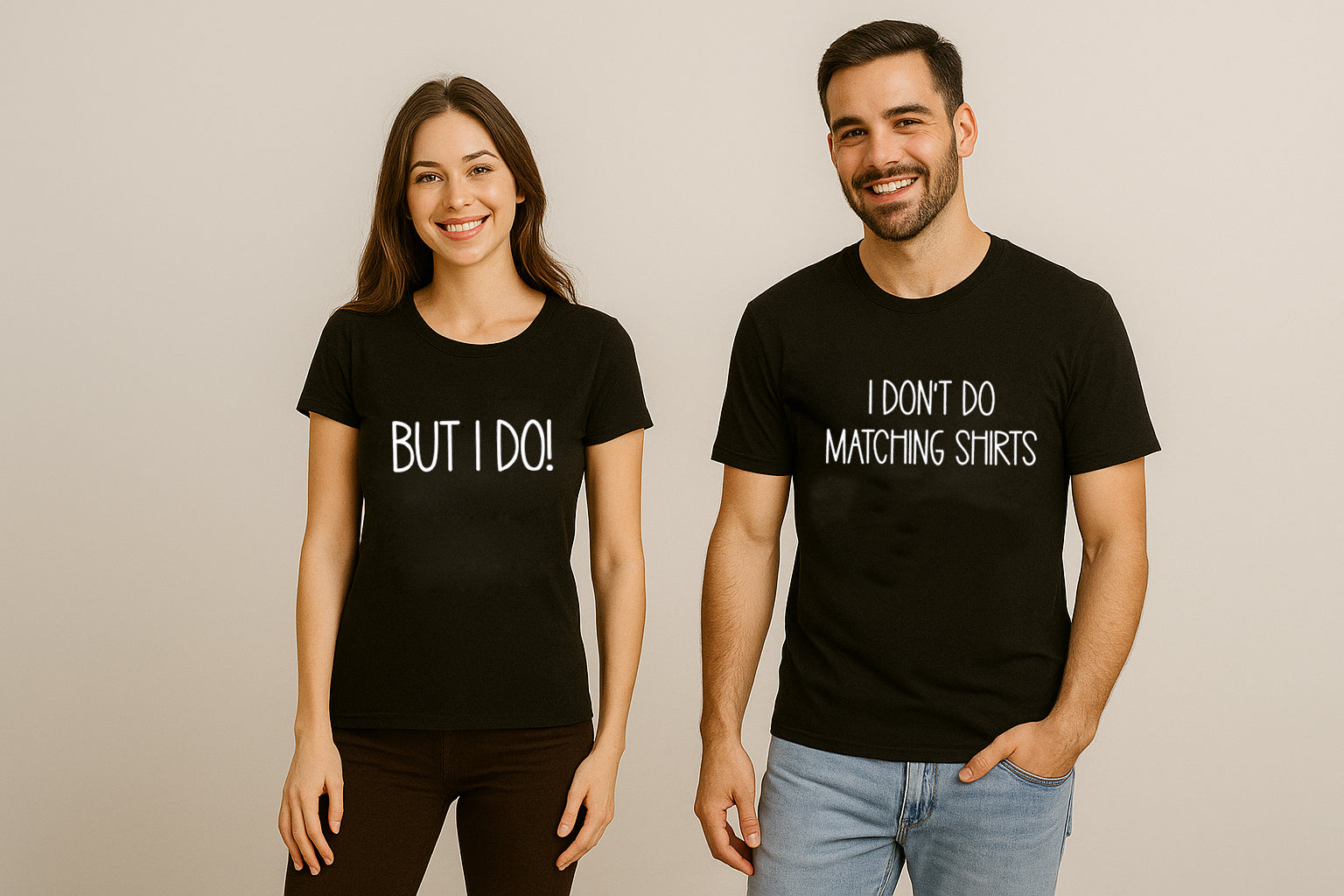 I Don't Do Matching Couple T-Shirt