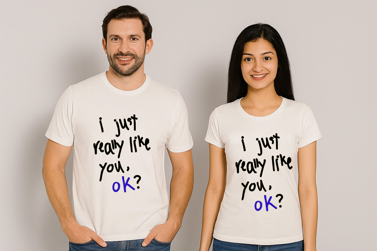 I Just Really Like You Couple T-Shirt