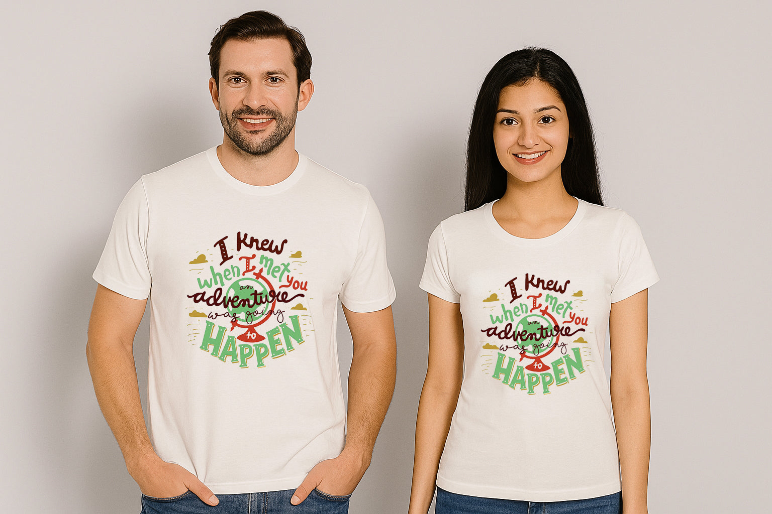 I Knew When I Met You Couple T-Shirt