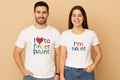 I Love To Finger Paint Im Paint Couple T Shirt