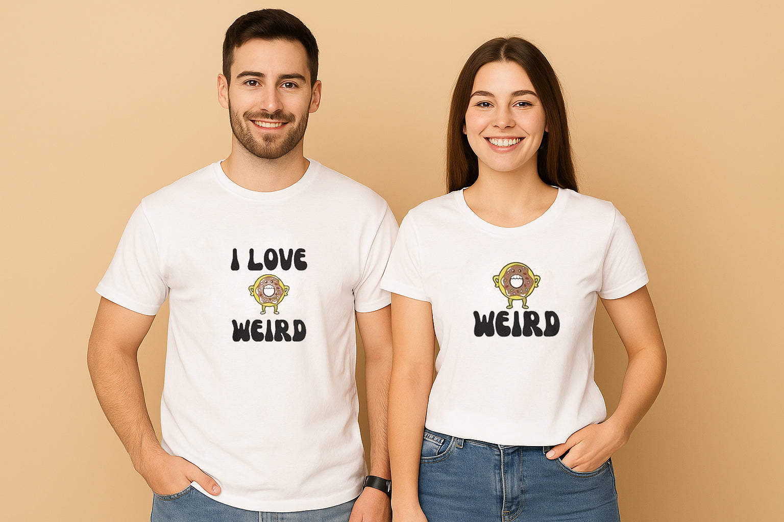 I Love Weird The Weird Couple T Shirt