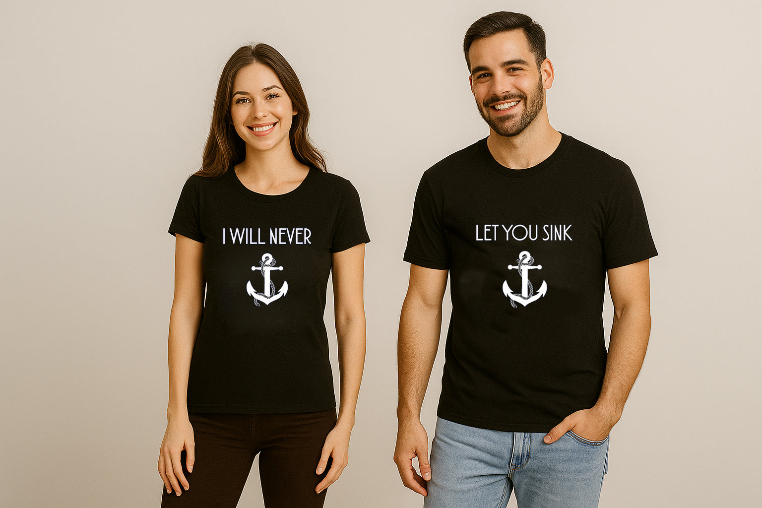 I Will Never Let You Sink Couple T-Shirt